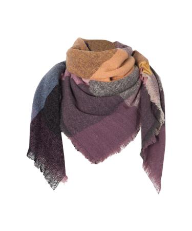 Women's cotton scarf cuddly scarves fashion poncho cape with button winter cotton triangle triangle triangular triangle unit size E