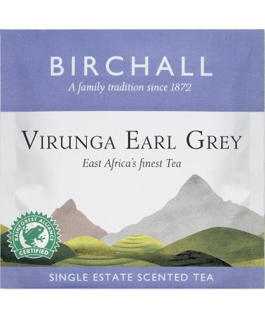 Birchall Tea Bags Virunga Earl Grey Tea Afternoon Black Tea Bursting with Full Flavour Perfect Vegan Gifts 20 Enveloped Plant-Based Prism Tea Bags - Buy Online on GoSupps.com