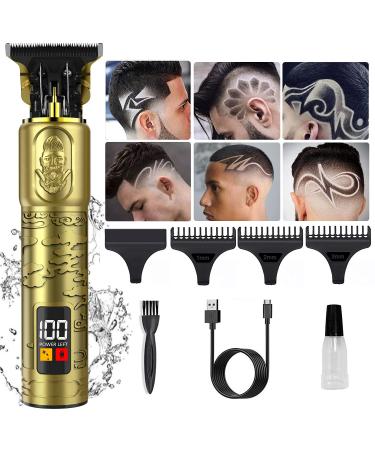Keasen Professional Hair Trimmer, Hair Clippers for Men Zero Gapped T-Blade Trimmer Cordless Rechargeable Edgers Clippers Baldheaded Zero Gapped Trimmers Grooming Kit IPX5 Waterproof Rechargeable - Buy Online on GoSupps.com