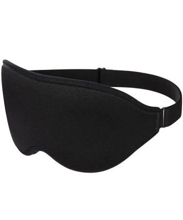 EI Sonador Sleep Eye Mask for Men Women 3D Contoured Cup Block Out Light Soft&Comfort Blindfold for Travel with Adjustable Strap (Black)