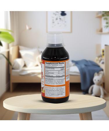 GirafKids Liquid Vitamin C for Kids Ages 4+ | 8 Fl Oz 500mg | No-Sugar Formula with Safe Premium Ingredients | Delicious Orange Flavor | Immune Support & Energy Boost Orange Vitamin C 8 Fl Oz (1 Count) (Pack of 1) - Buy Online on GoSupps.com