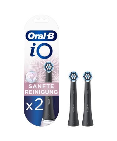 Oral-B brush heads iO Gentle Cleaning BLACK 2-pack (1 pack)