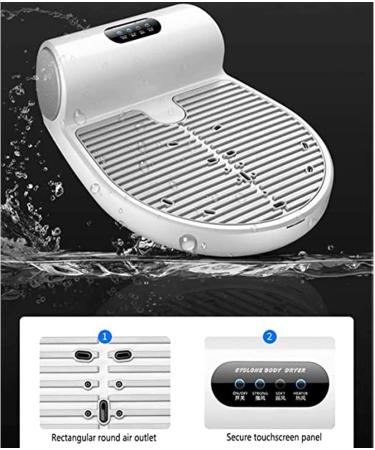 Body Dryer Skin Care Drying Machine Negative Ion Bathroom Equipment with Gravity Sensing Quick Air Drying Heating and Cooling for Home Bathroom Hotel Travel - Buy Online on GoSupps.com