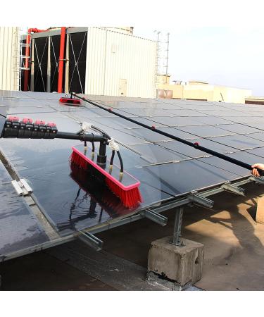 Photovoltaic Panel Cleaning Brush High-Altitude Cleaning Brush With Extension Pole Water Fed Pole Brush System Telescopic Window Cleaning Tools 5.4M 35cm Brush Head 11M/36FT - Buy Online on GoSupps.com