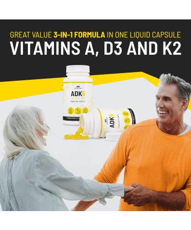 ALPHA RISE ADK 5 Vitamin Supplement + Beta Sitosterol - Natural Plant Sterols - Buy Online on GoSupps.com