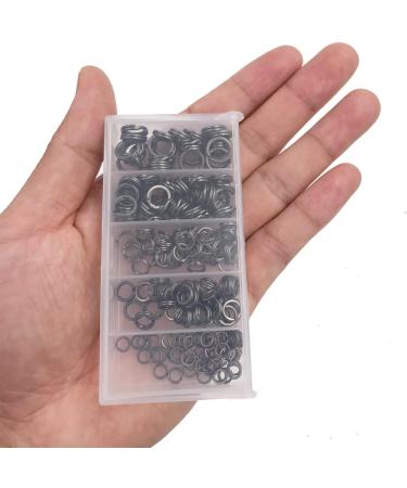 Milepetus 250pcs Stainless Steel Sprengrings & Split Rings - Fishing Bait Connectors - Durable Fishing Accessories - Buy Online on GoSupps.com