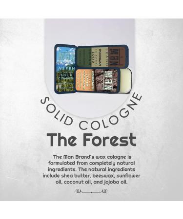 Solid Cologne Sample Set of 3 with Woodsman Lumberjack and Aspen Solid Cologne - Mens fragrance Sampler Set - (The Forest - 3 Pack - 0.75 oz each) - Buy Online on GoSupps.com