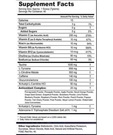 G Fuel Miami Nights Strawberry Pina Colada Flavored Game Changing Elite Energy Powder  Sharpens Mental Focus and Cognitive Function  Zero Sugar  Supports Immunity and Enhances Mood 9.8 oz (40 servings) - Buy Online on GoSupps.com