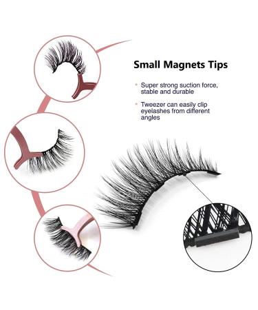Buy 3 Pairs Magnetic Eyelash & Eyeliner Kit | Reusable No Glue Needed | Cty-11 - International Shipping Available - Buy Online on GoSupps.com