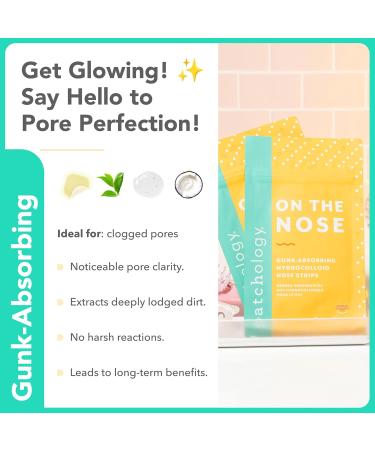 Patchology Acne Nose Strips - Hydrocolloid Patches for Clearer Skin | Gentle & Effective 5 Ct - Buy Online on GoSupps.com