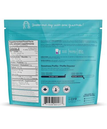 Cira Hydration Electrolytes Packets - Electrolyte Powder Naturally Flavoured & Sweetened w Stevia On-The-Go Hydration Packets w Himalayan Salt Magnesium Potassium - Very Grapeful 20 Servings - Buy Online on GoSupps.com