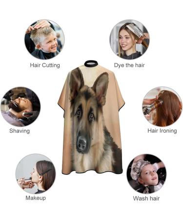 Shop Cute German Shepherd Dog Barber Cape | Professional Hair Cutting Apron for Kids - Buy Online on GoSupps.com
