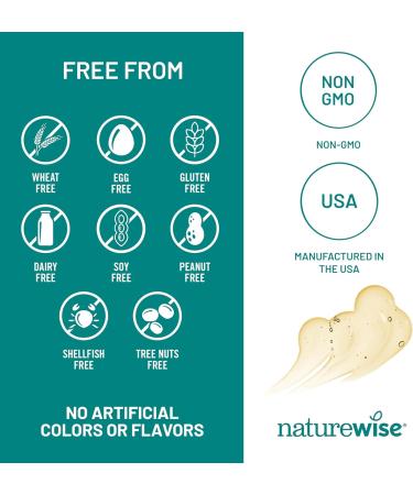 NatureWise Omega 3 Fish Oil - 500 mg per Pill - EPA & DHA - Immune Support Brain & Optimal Wellness - Gluten and Soy Free Non-GMO - 60 Softgels 2-Month Supply 60 Count (Pack of 1) - Buy Online on GoSupps.com