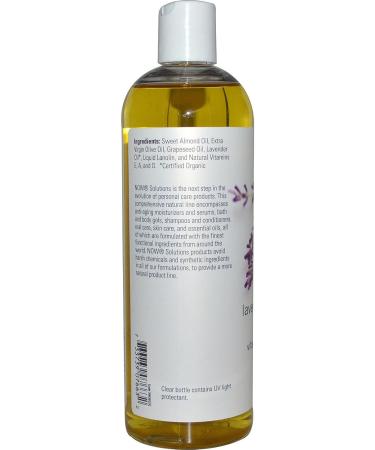 Buy NOW Foods Now Solutions Lavender Almond Massage Oil - 16 fl oz | International Shipping Available - Buy Online on GoSupps.com