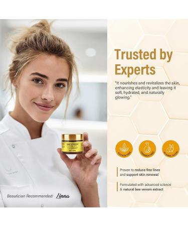 Bee Venom Skin Treatment Cream Natural Face Lifting and Firming Reduces Skin Blemishes Gentle and Non-Irritating for All Skin Types 60ml 2 Ounce (Pack of 1) - Buy Online on GoSupps.com