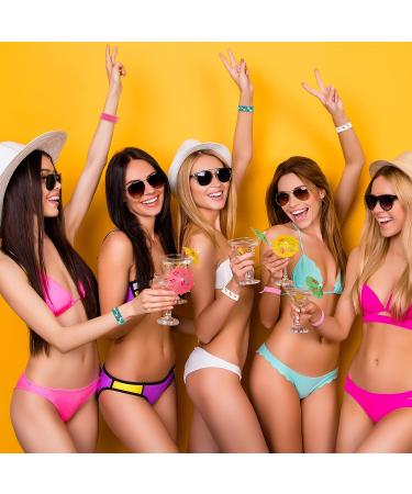 Tropical Flamingo Bachelorette Hair Ties - 30 Pieces | Beach Party Favors - Buy Online on GoSupps.com