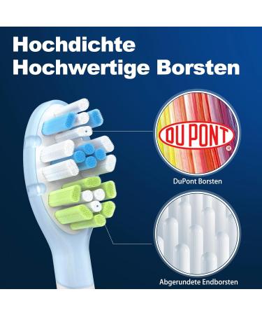 Superior Clean Brush Heads for Philips Sonicare - 8 Pack White | International Shipping Available - Buy Online on GoSupps.com