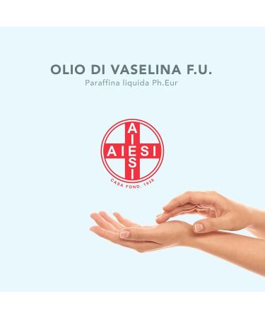 Aiesi 100% Pure Vaseline Oil - 1L Bottle for Pharmaceutical Food Cosmetic & Industrial Use - Made in Italy - Buy Online on GoSupps.com