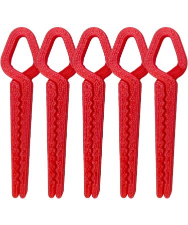  Stronrive Nail Polish Protector Set of 5 Nail Colouring Clips Reusable Leak-Proof Manicure Clip 3D Printed for Home Travel Daily Evening - Buy Online on GoSupps.com