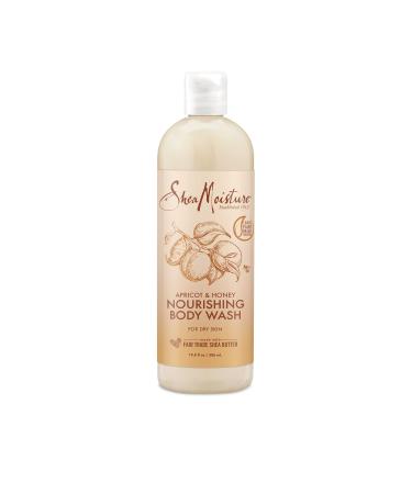 SheaMoisture Body Wash for Dry Skin Nourishing Apricot Honey Cruelty Free  Made with Fair Trade Shea Butter 19.8 oz