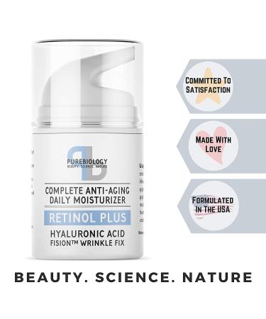 Retinol Anti-Aging Cream | Hydrating Face & Eye Moisturizer with Hyaluronic Acid & Vitamins E & B5 for Men & Women - Buy Online on GoSupps.com