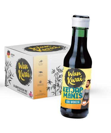 Wan Kwai Ketjap Manis Sauce 125ml | Vegan | Sweet and savory | Perfect for marinating and seasoning
