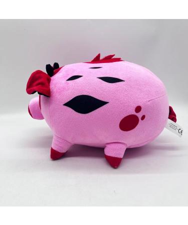 Hazbin Hotel Fat Pig Plush Toy - Helluva Boss Chibi Figure for Sofa Couch Decor - 18 cm Kids Pink - Buy Online on GoSupps.com