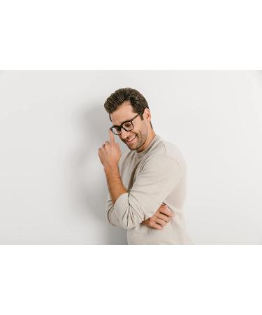 Peepers Tycoon Square Blue Light Blocking Reading Glasses Smoke 53mm - 1x Magnification - Buy Online on GoSupps.com