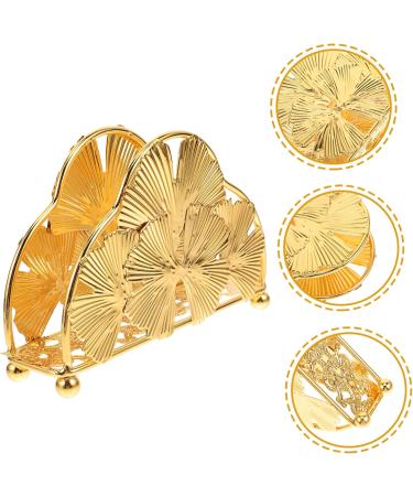 Alipis 2pcs Storage Modern Household Novelty Paper Holder Iron Table Serviette Napkin Gold Guest Kitchen As Shownx2pcs 14.5X8.2CMx2pcs - Buy Online on GoSupps.com