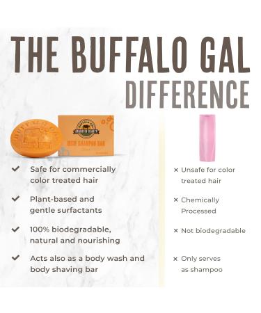 Grassfed Beauty MSM Shampoo Bar - Natural pH Balanced Non-Stripping Citrus Scent 4 oz for All Hair Types - International Shipping Available - Buy Online on GoSupps.com