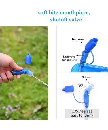 2L Leak Proof Hydration Bladder with Large Opening - BPA Free Water Reservoir Bag for Outdoor Activities - Buy Online on GoSupps.com
