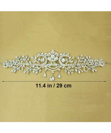 Beaupretty Silver Bridal Head Chain | Crystal Tiara & Wedding Crown for Birthdays & Proms - Buy Online on GoSupps.com