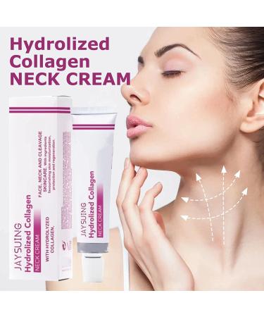 Buy 4-Piece Hydrolyzed Collagen Neck Firm Cream - Anti-Aging Moisturizing & Brightening Neck Care - Buy Online on GoSupps.com