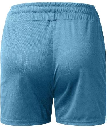 Men's Solid Blue Swim Trunks | Drawstring Sports Shorts with Pockets | 3XL - Buy Online on GoSupps.com