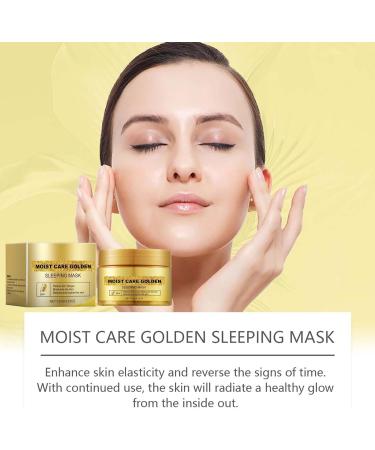 Buerfu Moisturizing Peel Facial Film - Firming Peel Face Masque - Fine Lines Removal Brightening Golden Sleep Masque Facial Film Reduces Large Pores For Home - Buy Online on GoSupps.com