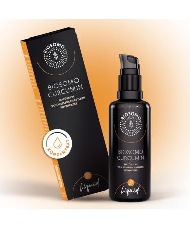 Biosomo liposomal curcumin - turmeric with 95% curcuminoids and high bioavailability - turmeric liposomal developed by scientists - turmeric extract 50ml