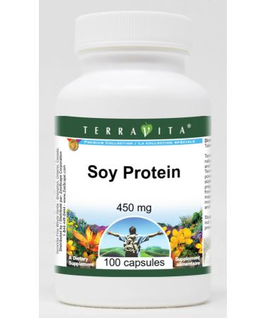 Soy Protein - 450 mg (100 Capsules ZIN: 521425)
