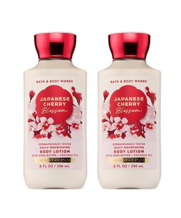 Bath & Body Works Japanese Cherry Blossom Signature Collection Body Lotion 8 fl oz (236 ml) - New Formula (2 Pack) - Buy Online on GoSupps.com