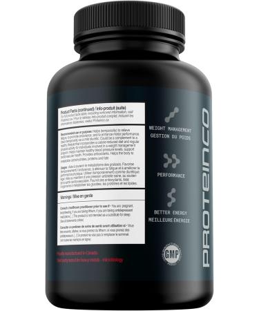 ProteinCo | Fat Burner Elite | Herbal Thermogenic Formula | Weight Loss Women & Men | Caffein Rasberry Ketones L-Carnitine Vitamin B6 Red Cayenne Pepper | 100 capsules - Buy Online on GoSupps.com