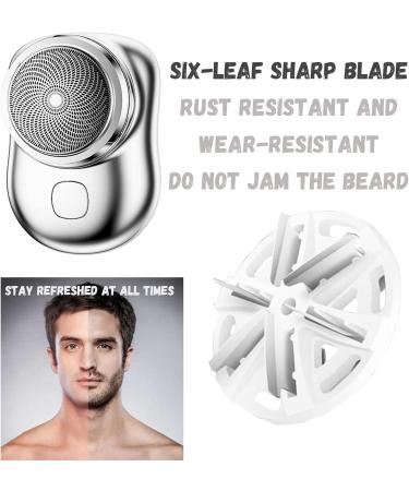 Mini-Shave Portable Electric Shaver for Men | Compact Type-C Rechargeable Travel Essentials | 6.5x4.5cm Pocket Size Electric Shaver - Buy Online on GoSupps.com