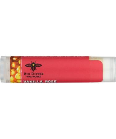 Big Dipper Wax Works Vanilla Rose Beeswax Lip Balm 0.15 OZ
