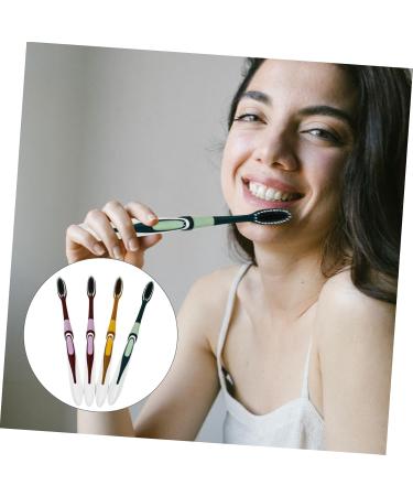 Minkissy 4pcs High-Density Toothbrush Set for Adults - Travel Oral Care Essentials - Buy Online on GoSupps.com