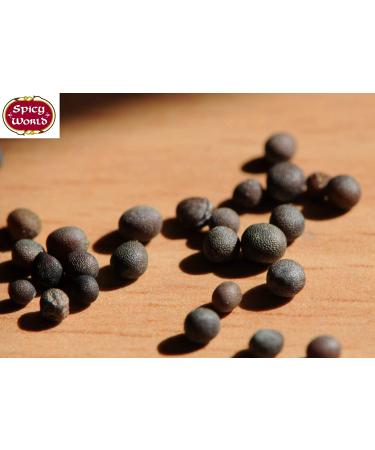 Spicy World Black Mustard Seeds 7oz Bag - 100% Natural (Pack of 1) - Buy Online on GoSupps.com