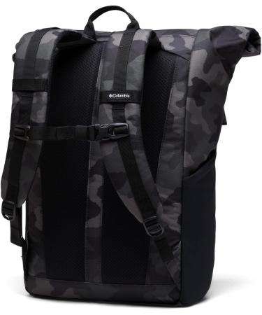 Columbia Unisex Convey II 27L Rolltop Backpack  Black Trad Camo  One Size Black Trad Camo One Size - Buy Online on GoSupps.com