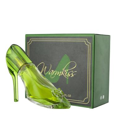 High Heel Perfume for Women - 1.7oz (50ml) Eau de Toilette Spray Long-Lasting Floral Fruity Fragrance Unique High Heel Bottle Gift for Her One Size Green