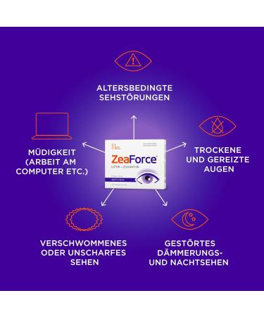 Zeaforce - Enhance Your Vision with Just 1 Capsule/Day | Liquid Formula & Laboratory Tested (3 Pack) - Buy Online on GoSupps.com