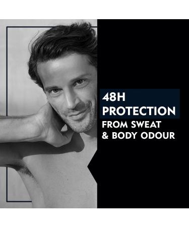 Nivea Men Invisible For Black And White Power Roll On 50ml - Anti-Perspirant Long-Lasting Protection International Shipping Available - Buy Online on GoSupps.com