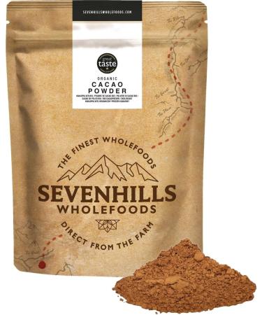 Sevenhills Wholefoods Organic Cacao/Cocoa Powder 500g - Premium Quality, Natural Superfood - Buy Online on GoSupps.com