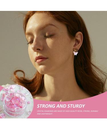 150 Rhinestone Nail Art Decorations Adorable Nail Art Accessories Pink Hearts Bows Dolphin Shapes Used for Nail Art Decoration DIY Phone Cases etc. - Buy Online on GoSupps.com