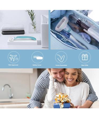 5-Blade Razors for Women | Sensitive Skin Shaving | Extra Smooth Bikini Area & Pubic Hair | Ocean Blue - Includes 4 Refills - Buy Online on GoSupps.com